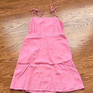 Old Navy Pink Dress with pockets and adjustable straps